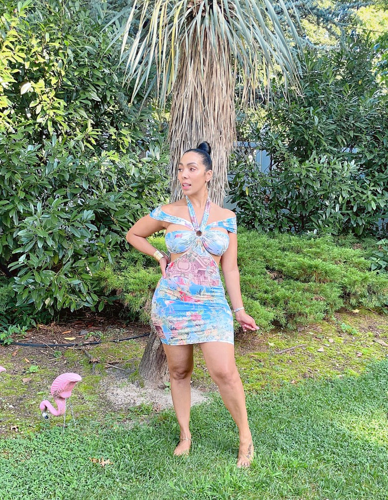 "Paradise Island" Mini Dress