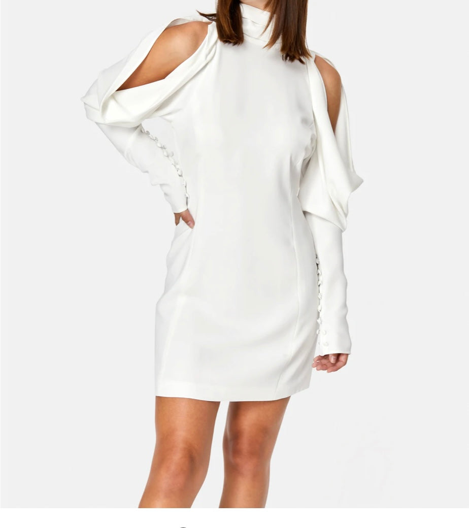 Naomi Draped Sleeve Dress