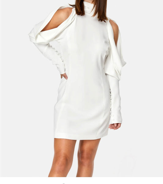 Naomi Draped Sleeve Dress