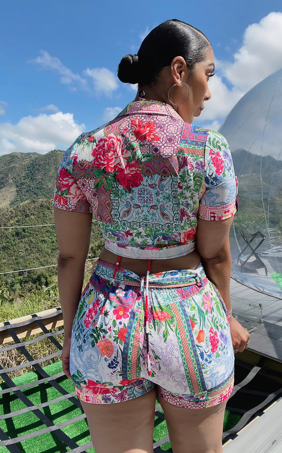 "Le Fleur" Short Set