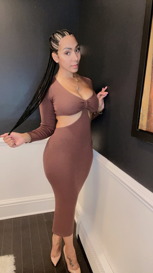 "Leah" Midi Dress