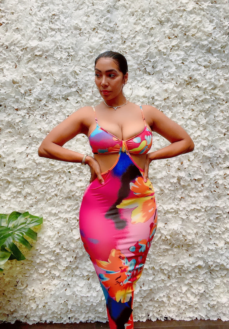 Flora Midi Dress